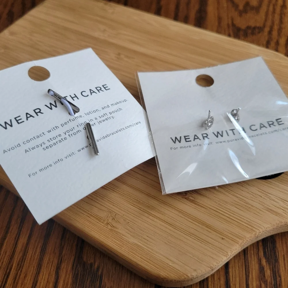 NWT Pura Vida Silver Seashell Earring & Ring Set - Picture 5 of 6